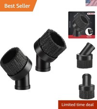 Efficient 1-1/4 Inch Round Brush Set - Durable Cleaning Attachments for Home Use