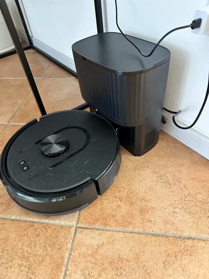 Proscenic Q8 Max New, Robot Aspirapolvere, Nero [Classe di efficienza energetica - Immagine 3 di 4