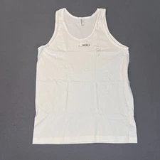 TSST Tank Top Mens Medium White Pullover Grey Gorilla Bodybuilding CrossFit NWT