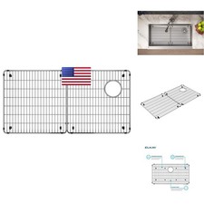 Elkay Crosstown Stainless Steel 33-1/8" x 16-1/8" x 1-1/4" Bottom Grid