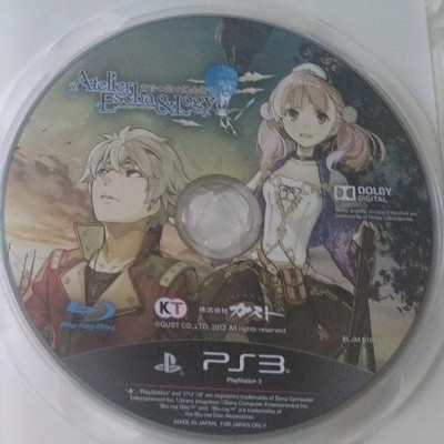 Atelier Escha Logy:Alchemists of the Dusk Sky PS3 RPG nur Disc gebraucht gete...