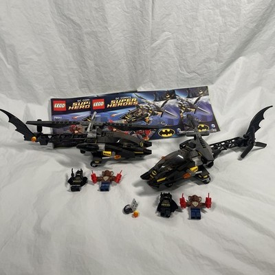 LEGO DC Super Heroes 76011 Batman Man-Bat Attack Lot of 2 Sets As Is