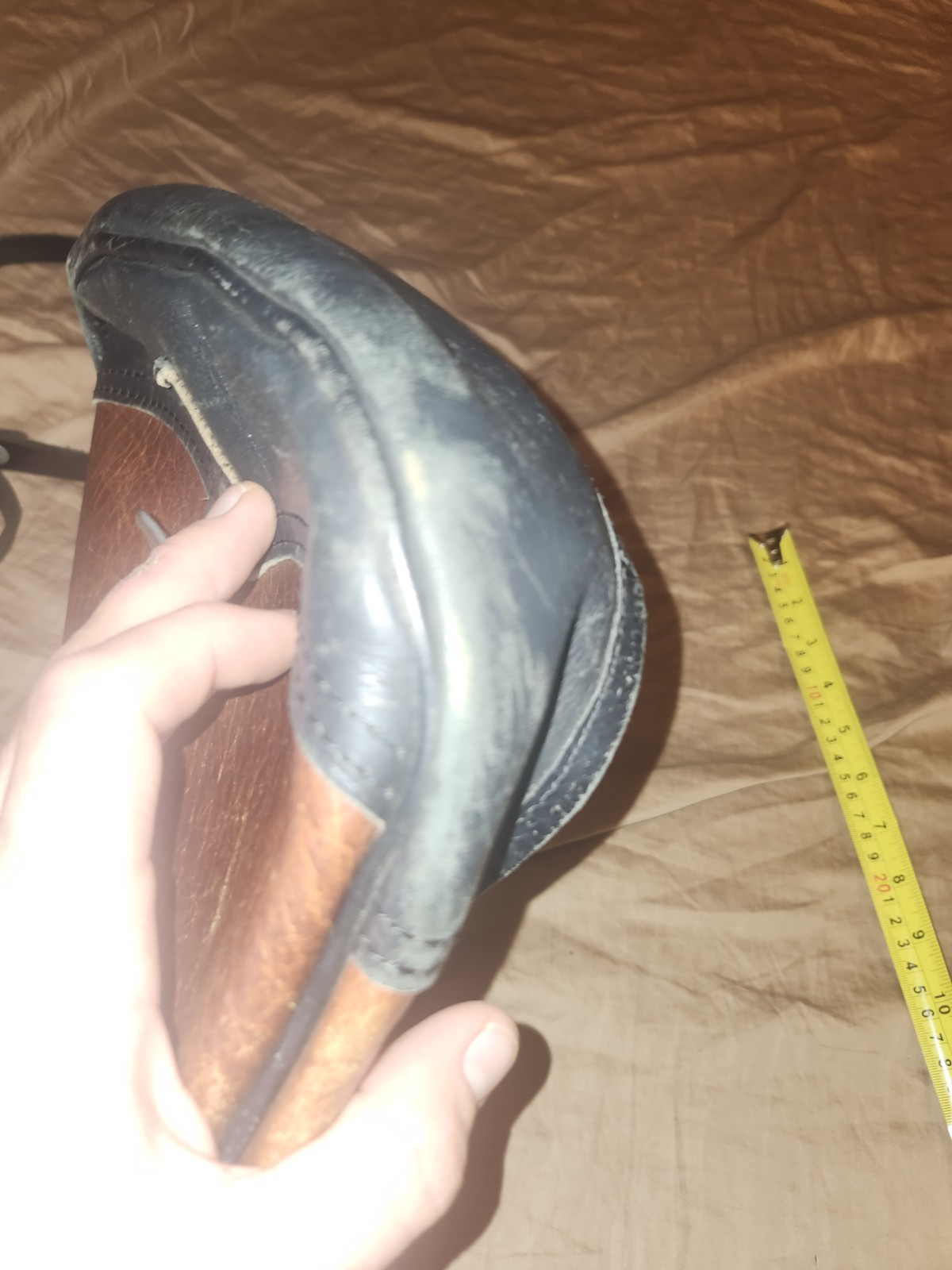 Duluth Pack Medium Shell Brown Bison Leather Purs… - image 7