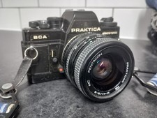 Praktica BCA Electronic 35mm SLR + Pentacon 35-70mm Lens Tested Manual GDR