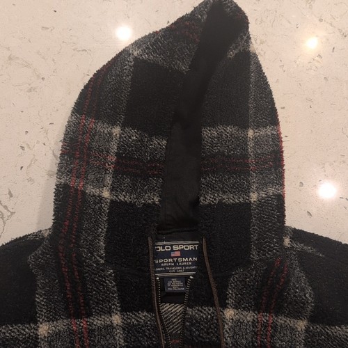 Chaqueta de Colección Polo Deportiva Ralph Lauren Pile Polar Guardar Capucha Cremallera Completa Gorp - Imagen 4 de 15