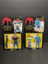 Kenner 1995 Adventures of Batman and Robin Pogo Stick Joker & Bane Action Figure