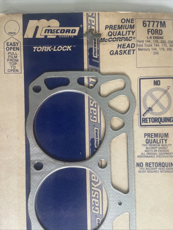 Junta de culata de motor McCORD 6777M igual que Fel-Pro 7916 PT-1 para Ford Foto 2 de 2