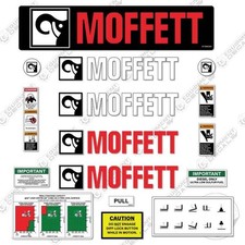 Moffett M855.3 Piggy-back Forklift decal kit - 7 YEAR OUTDOOR 3M VINYL!
