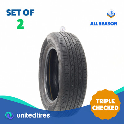 Set of (2) Used 215/65R17 Continental ProContact TX 99H - 7/32