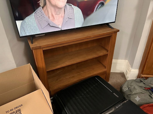 Solid Oak Low Bookcase Small Bookshelf + Drawer | Ground Floor N7 |Buyer Collect