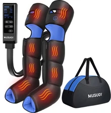Leg Massager with Heat and Compression : Sequential Compression Boo... Fast Ship
