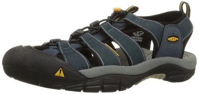 KEEN Men Newport H2 Closed Toe WP Hiking Sandals Navy/Medium Gray Size 8.5 M