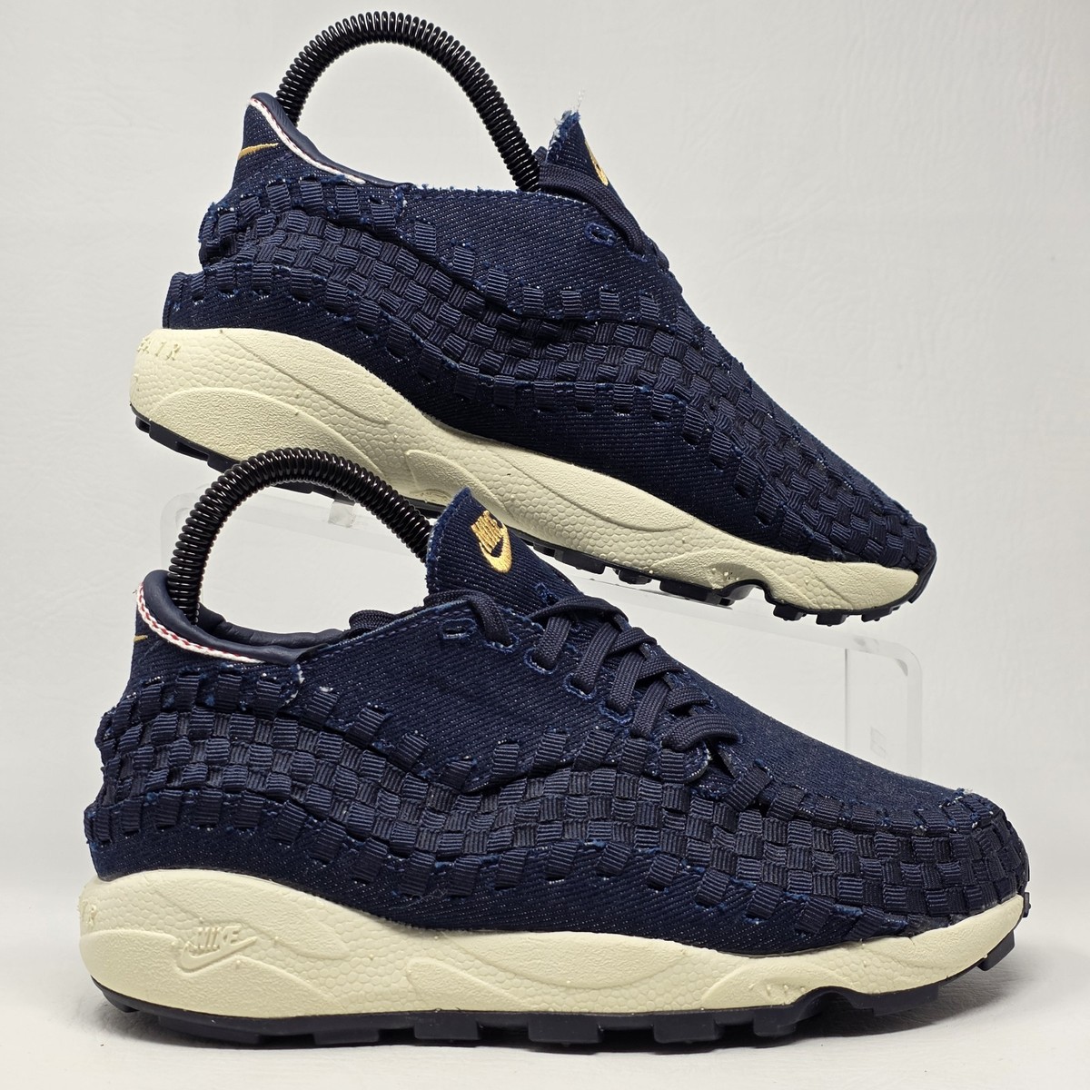 Nike Womens Air Footscape Woven Raw HF1759-400 Obsidian/Coconut