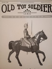 Old Toy Soldier Newsletter Magazine October 1988 Vol 12 No.4