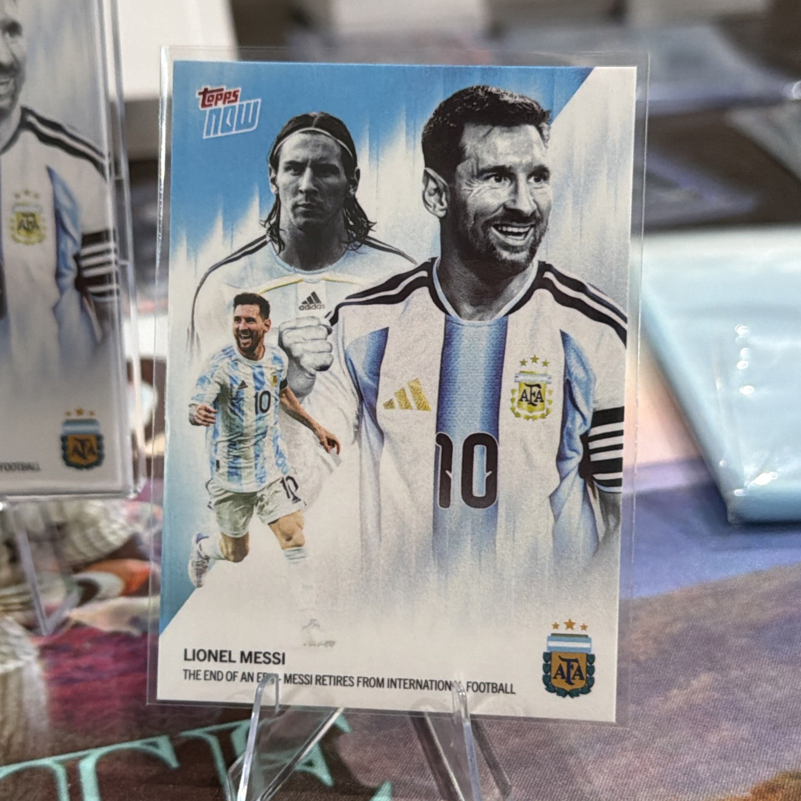 🔥2026 TOPPS NOW LIONEL MESSI #001 ARGENTINA THE END OF AN ERA🔥