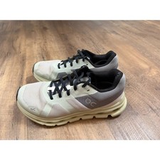 On Cloud Cloudrunner Shoes Frost Grey/Green Women's Running Shoes 8