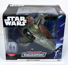 STAR WARS Micro Galaxy Squadron Series 1  0021 Boba Fett's Starship NIB SLAVE 1