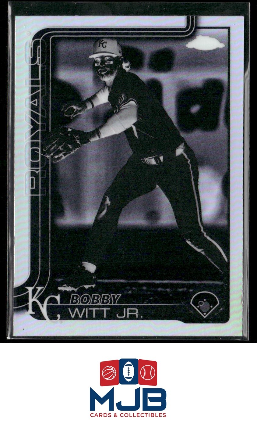 2025 Topps Chrome Bobby Witt Jr. Negative Refractors #93