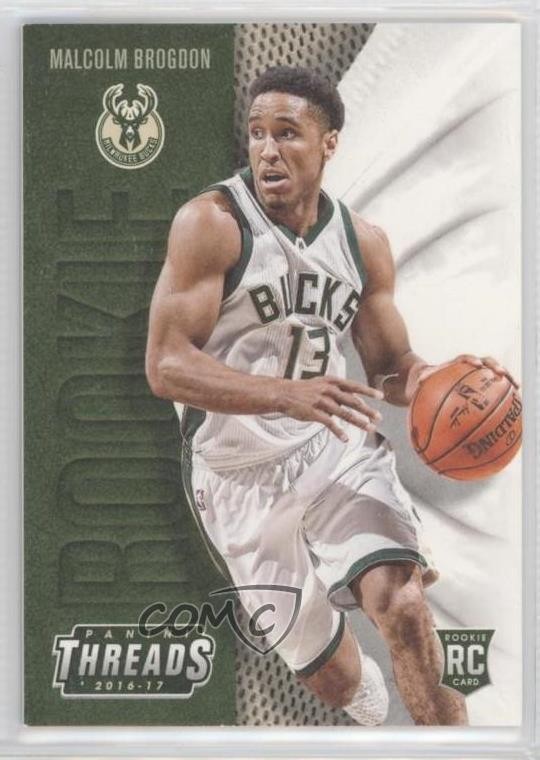 2016-17 Panini Threads Leather Rookies Malcolm Brogdon #219 1dn