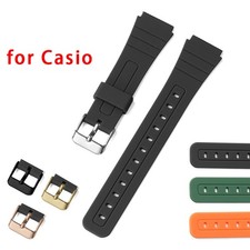 18mm Silicone Watch Strap Band For Casio F84 F94 AE1200 F91W F105 Digital Watch