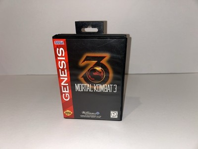 Mortal Kombat 3 (Sega Genesis, 1995) Cartridge, Manual And Case