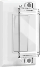 Magnetic Switch Covers, ILIVABLE Light and Outlet Cover Clear 1 Pack 