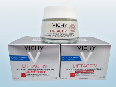 VICHY LIFTACTIV H.A. ANTI WRINKLE FIRMING CREAM 1.69 OZ BOXED EXP: 08/2026 2PCS