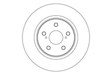 2x TRW Bremsscheibe DF6916S für LEXUS TOYOTA