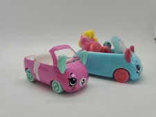 Shopkins Cutie Cars Lot Of 2 Cars Loose Blie Pink McDonald's Moose