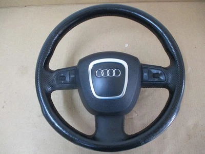 Audi A4 8E B7 Audi A6 4F Lederlenkrad Multifunktionslenkrad 4F0124A - Bild 1 von 4
