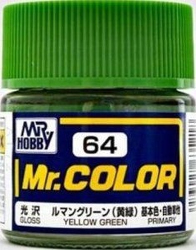 Mr Hobby - Gunze C-064 - Mr. Color (10 Ml), Yellow Green