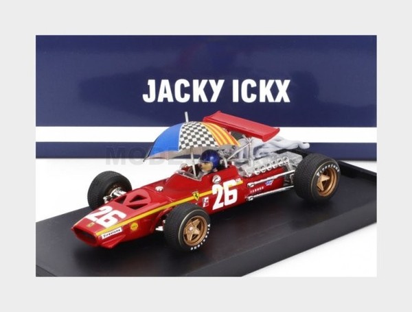 Brumm R171-CHU-UPD-2024 Ferrari - F1 312 N 26 Winner Frankreich Gp 1968 Jacky-image
