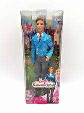 Barbie Princess Popstar Prince Liam Doll 2012 Mattel NIB Movie Figure
