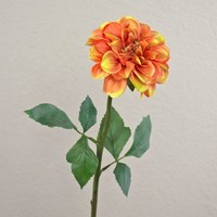 Artplants Deko Dahlie Tinkala, Orange, 60Cm, Ø11Cm