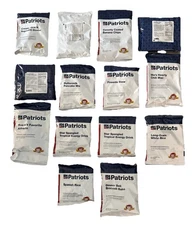 4Patriots Emergency Food Supply Survival Kit Freeze Dried 96 Servings 14 Packs