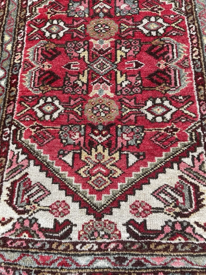 Tapis 85x60cm Hamadän Persan Teppe ハメダン Teppich Rugs Carpet Tappeto Alfombra Ma - Photo 2/4