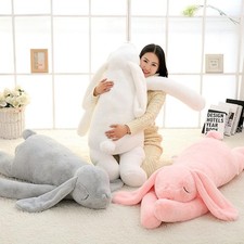 90cm 120cm Giant Bunny Plush Toy Soft Big Ear Rabbit Stuffed Animal Doll