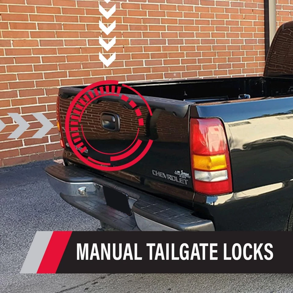 POP & Lock — ручной задний борт для Chevy Silverado и GMC Sierra, подходит...  - Изображение 2 из 4