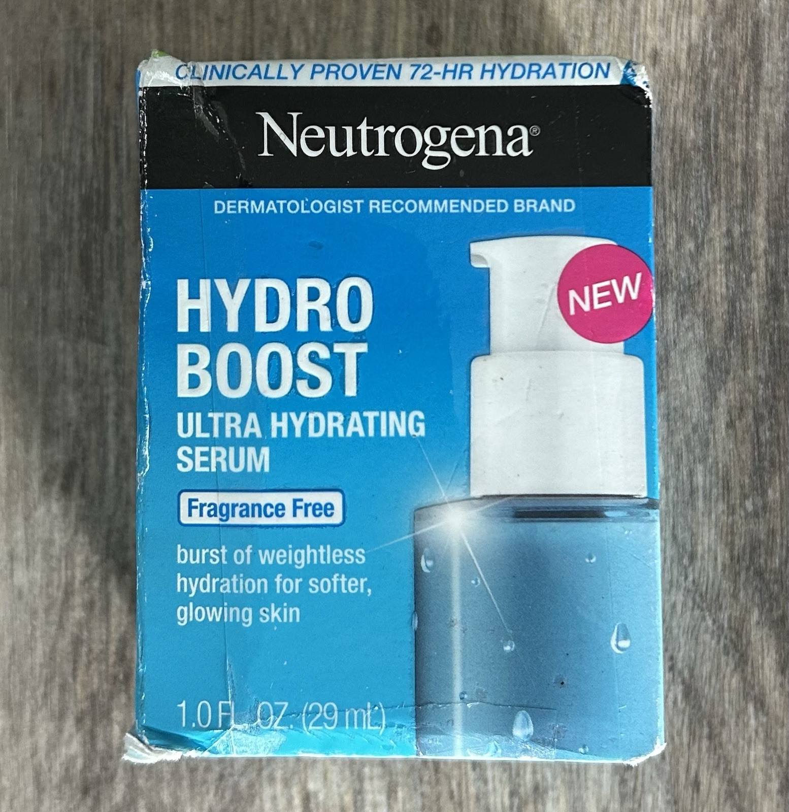 Neutrogena Hydro Boost Hydrating Serum with Hyaluronic Acid 1 oz 2-Pack  