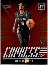 2024-25 Donruss Optic #1 Stephon Castle Express Lane