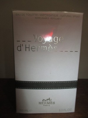 Voyage D'Hermes by Hermes 100 ml/ 3.3 oz Eau De Toilette Spray Refillable NIB