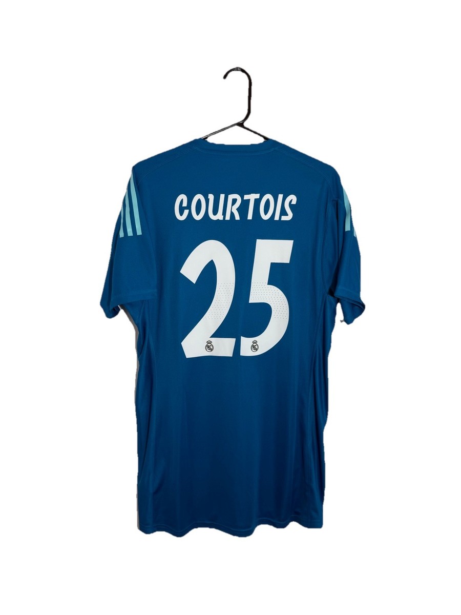 Real Madrid Courtois #25 2018/19 Large Away GK Shirt Adidas BNWT