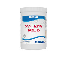 Cleenol Sanitising Tablets - Tub of 180 - Food Safe Anti Bacterial Disinfectant