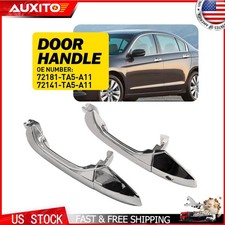 Front Left Right For 2008-2012 Honda Accord Coupe Chrome Door Handle Covers Trim