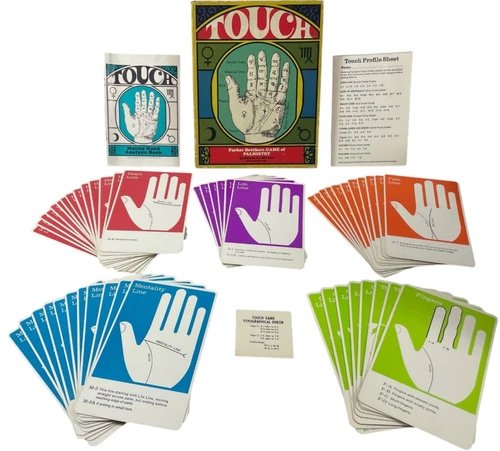 OBO🖐️✨ Vintage  1970 TOUCH PARKER BROTHERS PALMISTRY BOARD GAME SET ✨🖐️
