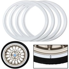 Slim 15 White Wall Tire Trim Set 4x By Omega Portawalls Sidewalls Slim 15 White Wall Tire Trim Set 4x By Omega Portawalls Sidewalls