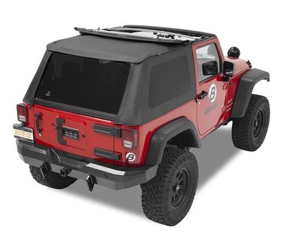 Bestop 52822-35 Replace-A-Top Trektop NX Black Diamond For Jeep Wrangler JK 2Dr