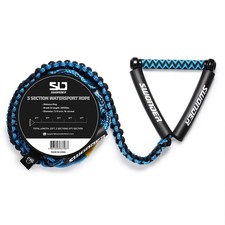Swonder 25ft Floating Wakesurf Rope - 5 Adjustable Sections Wake Surf Ropes w...
