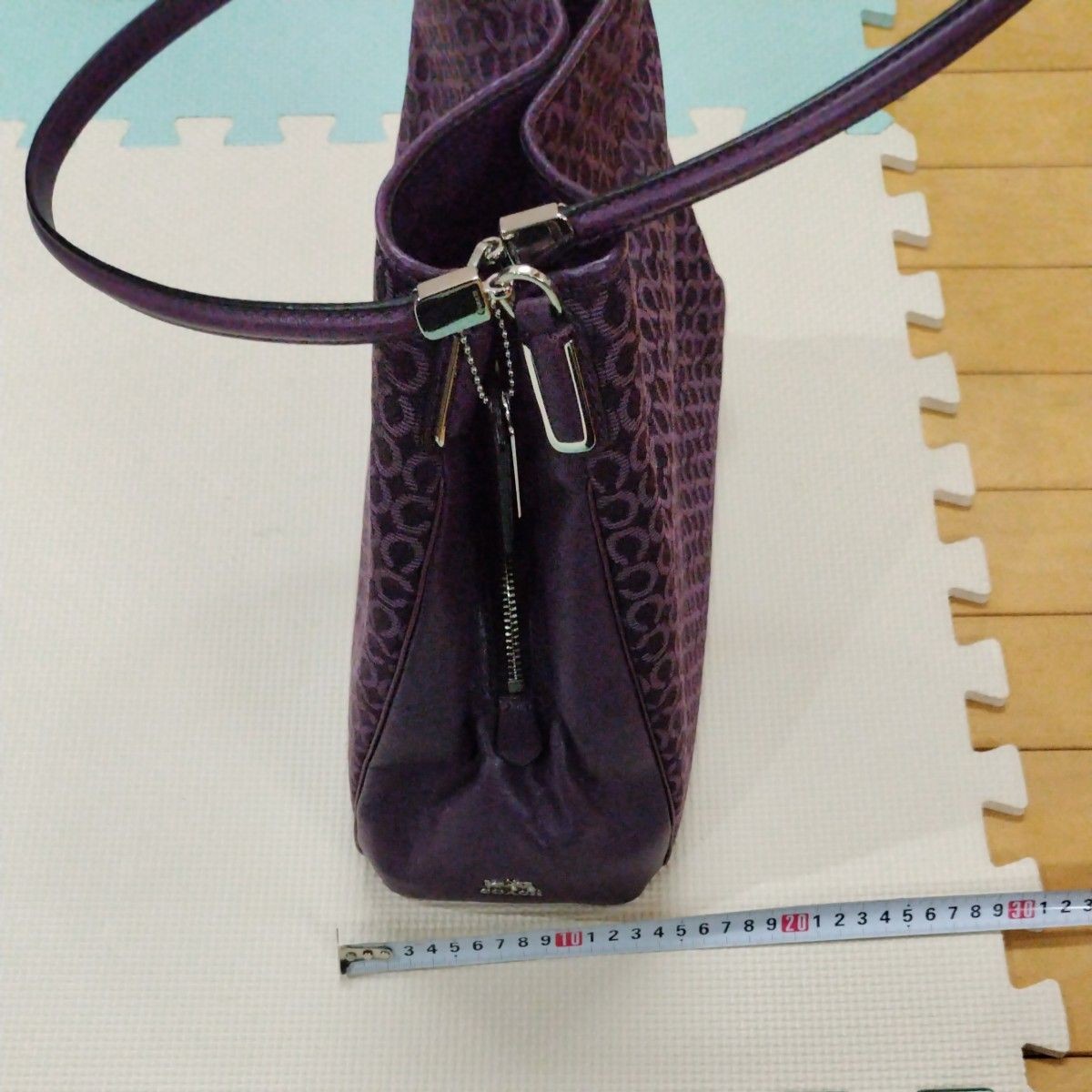 Handbag COACH Purple 11a thumbnail 3