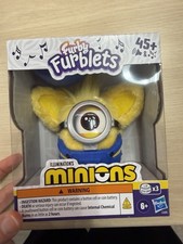 New Furby Furblets Minions Mini Electronic Plush 45 Sounds Tunes 3" Hasbro 6